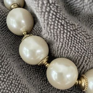 Chunky Faux Pearl Necklace (Chico’s), Adjustable Length